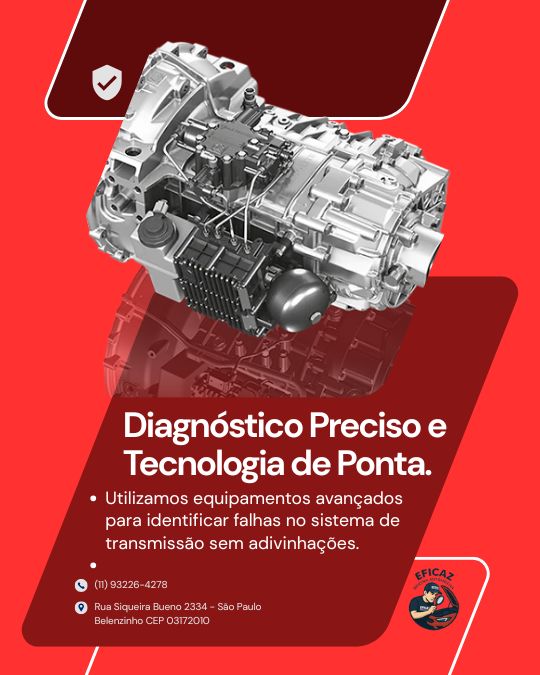 Scanner para diagnóstico de falhas em transmissão automática